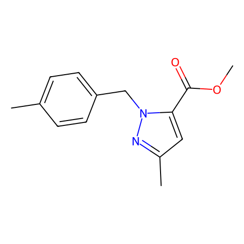 1-(4-甲基苄基)-3-甲基-1H-吡唑-5-羧酸甲酯