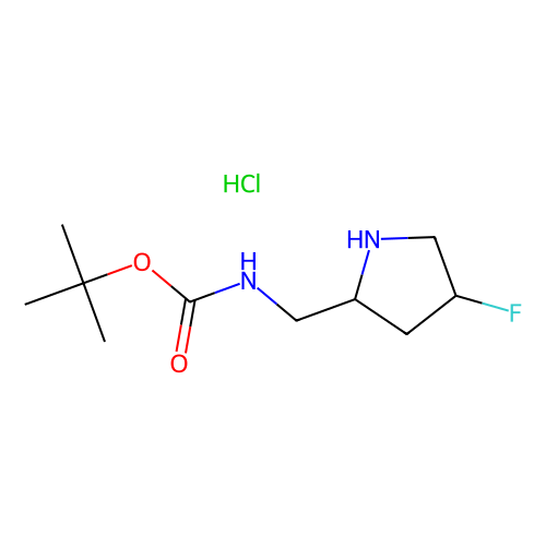叔丁基N-{[((2R,4S)-4-氟吡咯烷-2-基]甲基}氨基甲酸酯盐酸盐CAS号1818843-18-3