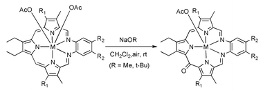 Graphical abstract: Reaction chemistry of metallotexaphyrins: the synthesis and characterization of the first meso-oxotexaphlorin