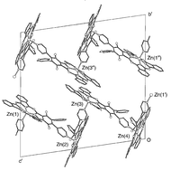 Graphical abstract: 1,4-Dibutoxy-2,3-di(4-pyridyl)-8,11,15,18,22,25-hexakis(hexyl)phthalocyaninato zinc, a self-assembled coordination polymer in the solid state