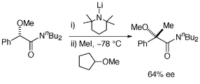 Graphical abstract: Chirality transfer during alkylation of chiral amides