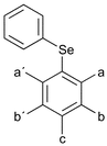 Graphical abstract: Relations between 77Se NMR chemical shifts of (phenylseleno)benzenes and their molecular structures derived from nine X-ray crystal structures