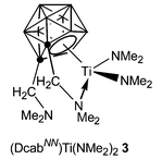 Graphical abstract: Novel titanium complexes of a multidentate dicarbollide ligand. Synthesis and structural characterization of a constrained geometry complex