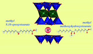 Graphical abstract: An efficient ring opening reaction of methyl epoxystearate promoted by synthetic acid saponite clays