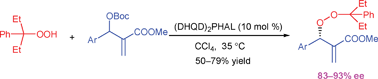 Graphical abstract: Organocatalytic peroxy-asymmetric allylic alkylation