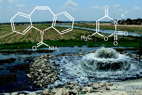Graphical abstract: Correlation of six anthropogenic markers in wastewater, surface water, bank filtrate, and soil aquifer treatment