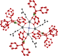 Graphical abstract: Stoichiometry controlled self-assembly of tri- and octa-nuclear palladium–yttrium complexes