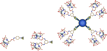 Graphical abstract: AAZTA-based bifunctional chelating agents for the synthesis of multimeric/dendrimeric MRI contrast agents