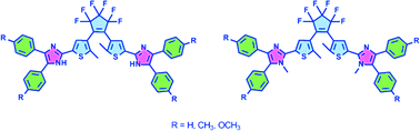 Graphical abstract: Synthesis and photochromic properties of imidazole-based diarylethenes