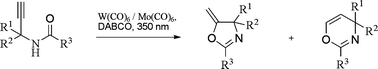 Graphical abstract: Tungsten and molybdenum catalyst-mediated cyclisation of N-propargyl amides