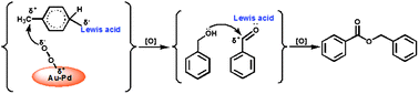 Graphical abstract: Significant promoting effects of Lewis acidity on Au–Pd systems in the selective oxidation of aromatic hydrocarbons