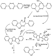 Graphical abstract: Synthesis and properties of five unexpected copper complexes with ring-cleavage of 3,6-di-2-pyridyl-1,2,4,5–tetrazine by one pot in situhydrothermal reaction