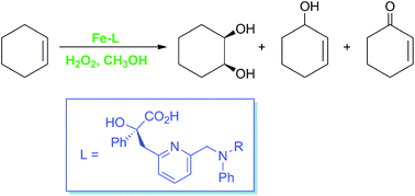 Graphical abstract: Investigating the oxidation of alkenes by non-heme iron enzyme mimics