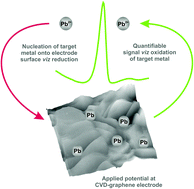 Graphical abstract: Limitations of CVD graphene when utilised towards the sensing of heavy metals