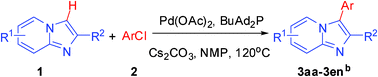 Graphical abstract: Highly regioselective C–H bond functionalization: palladium-catalyzed arylation of substituted imidazo[1,2-a]pyridine with aryl chlorides