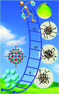 Graphical abstract: High-connected strategy of polyoxometalates towards model of core–shell nanostructure