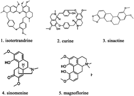 Graphical abstract: Field-amplified sample stacking in capillary electrophoresis for the determination of alkaloids in Sinomenium acutum