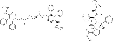Graphical abstract: Synthesis of a new series of dithiocarbamate-linked peptidomimetics and their application in Ugi reactions