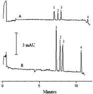 Graphical abstract: On-line two-step stacking for the preconcentration and determination of quinolizidine alkaloids by capillary electrophoresis