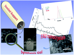 Graphical abstract: Low temperature synthesis of nanosized NaY zeolite crystals from organic-free gel by using supported seeds