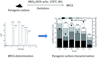 Graphical abstract: High throughput pyrogenic carbon (biochar) characterisation and quantification by liquid chromatography