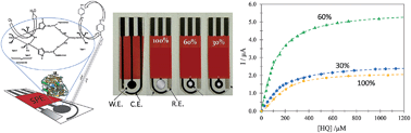 Graphical abstract: Modulating the analytical performance of an electrochemical biosensor through varying, at the working electrode, the surface area ratio between that covered by the enzyme and the enzyme-free one