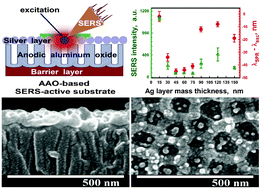 Graphical abstract: Surface-enhanced Raman scattering on silvered porous alumina templates: role of multipolar surface plasmon resonant modes