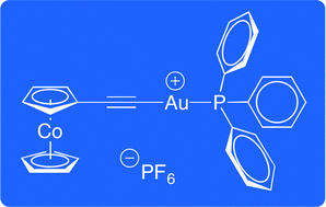 Graphical abstract: Cobaltoceniumethynyl gold(i) as an unusual heterodinuclear bioorganometallic fragment to study the biological properties of alkynyl gold complexes