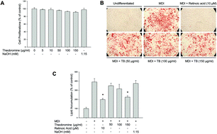 Graphical abstract: Theobromine inhibits differentiation of 3T3-L1 cells during the early stage of adipogenesis via AMPK and MAPK signaling pathways