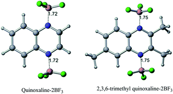 Graphical abstract: BF3-promoted electrochemical properties of quinoxaline in propylene carbonate