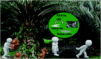 Graphical abstract: Spongy nitrogen-doped activated carbonaceous hybrid derived from biomass material/graphene oxide for supercapacitor electrodes