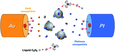 Graphical abstract: In situ solution plasma synthesis of mesoporous nanocarbon-supported bimetallic nanoparticles