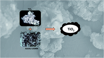 Graphical abstract: Lignin coating to quench photocatalytic activity of titanium dioxide nanoparticles for potential skin care applications