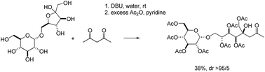 Graphical abstract: Amine-catalyzed cascade reactions of ketoses with 1,3-dicarbonyl compounds