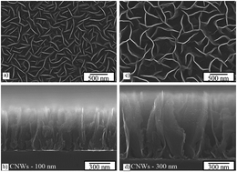 Graphical abstract: High sensitivity of a carbon nanowall-based sensor for detection of organic vapours