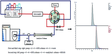 Graphical abstract: Quantitative performance of online SPE-LC coupled to Q-Exactive for the analysis of sofosbuvir in human plasma
