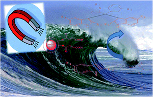 Graphical abstract: The preparation, characterization and application of COOH grafting on ferrite–silica nanoparticles