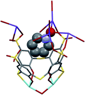 Graphical abstract: Self-induced organic guest packed in three-dimensional architecture based on hetero-alkali metallic sulfonatothiacalix[4]arene
