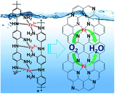 Graphical abstract: Efficient oxygen reduction reaction electrocatalysts synthesized from an iron-coordinated aromatic polymer framework