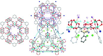 Graphical abstract: Structural and dynamic studies of substrate binding in porous metal–organic frameworks