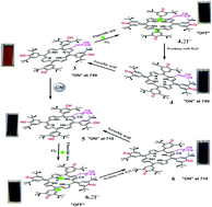 Graphical abstract: Switching between porphyrin, porphodimethene and porphyrinogen using cyanide and fluoride ions mimicking volatile molecular memory and the ‘NOR’ logic gate