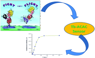 Graphical abstract: Enhancement of the efficiency of a salivary alpha amylase biomarker for the sympathetic nervous system by a nano-optical sensor Tb–acetyl acetone complex