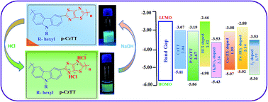 Graphical abstract: Synthesis of carbazole-based copolymers containing carbazole-thiazolo[5,4-d]thiazole groups with different dopants and their fluorescence and electrical conductivity applications