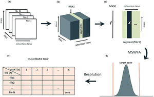 Graphical abstract: Feature extraction from resolution perspective for gas chromatography-mass spectrometry datasets