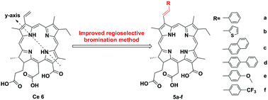 Graphical abstract: Synthesis and in vitro phototoxicity of novel π-extension derivatives of chlorin e6