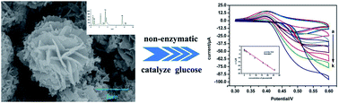 Graphical abstract: A flower-like NiO–SnO2 nanocomposite and its non-enzymatic catalysis of glucose
