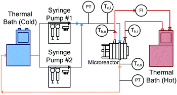 Graphical abstract: Local and overall heat transfer of exothermic reactions in microreactor systems