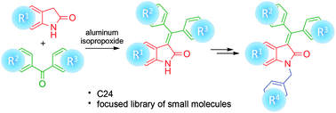 Graphical abstract: Advanced palladium free approach to the synthesis of substituted alkene oxindoles via aluminum-promoted Knoevenagel reaction