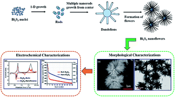 Graphical abstract: Flower-like Bi2S3 nanostructures as highly efficient anodes for all-solid-state lithium-ion batteries