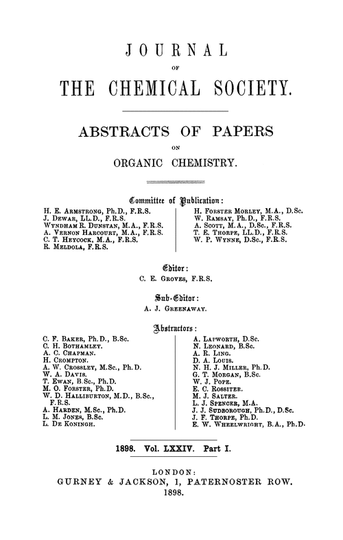 Contents pages